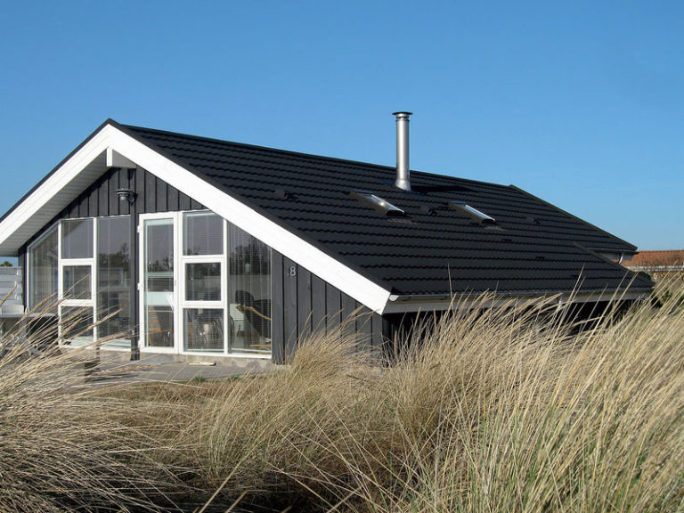 Ståltag på sommerhus