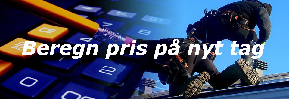 Beregn pris på nyt tag med vores prisberegner