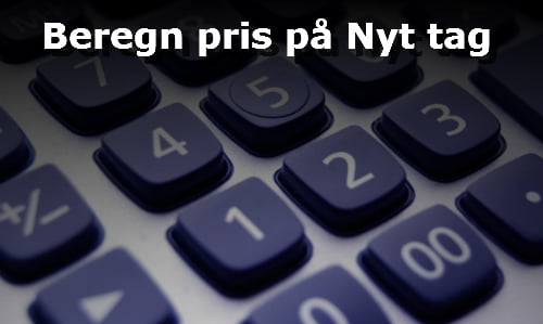 Beregn pris på nyt tag