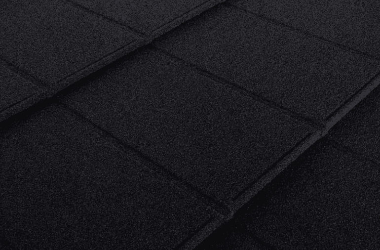 Metrotile Ipanel QUARTZ ståltag sort