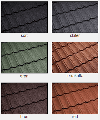 Metrotile Shake fås i seks flotte farver
