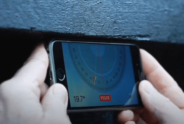 Taghældnings app til din mobiltelefon