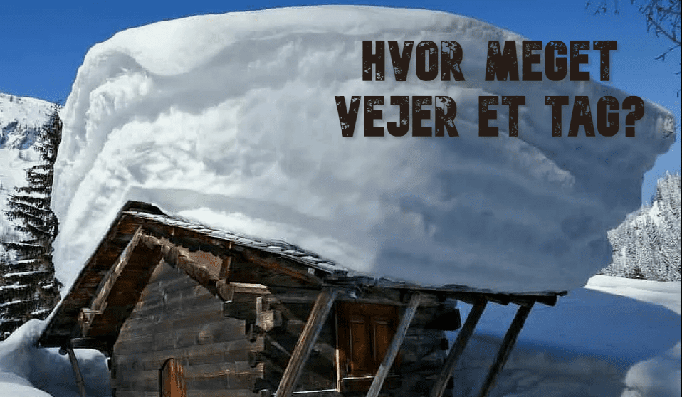 Hvor meget vejer et tag