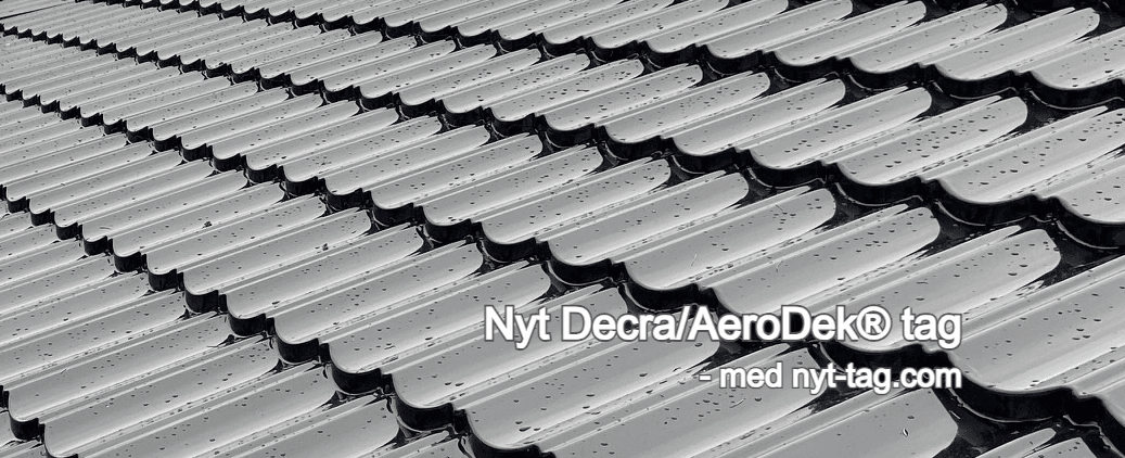 Decra Elegance i farven blank sort.