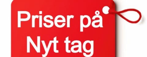 Kvadratmeterpriser på nyt tag og tagrenovering