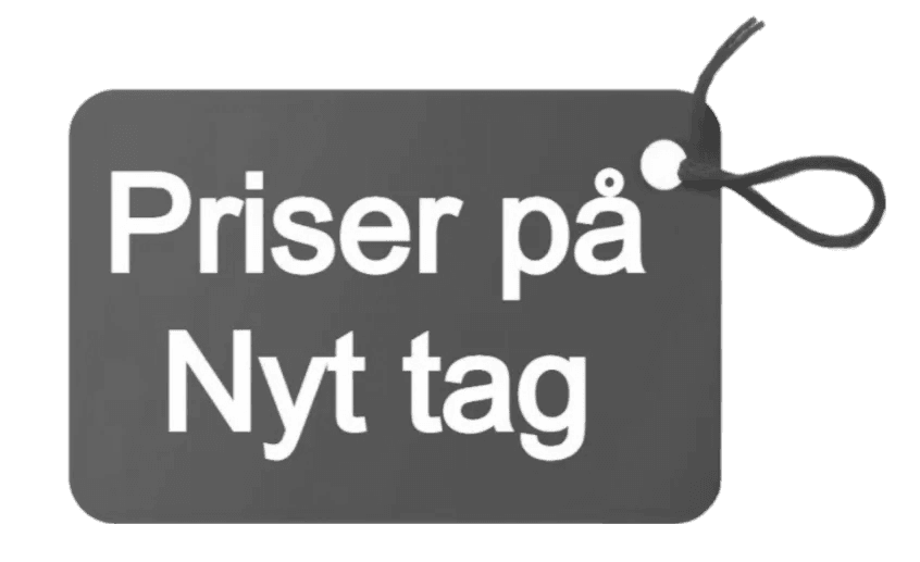 Kvadratmeterpriser på nyt tag og tagrenovering 2026