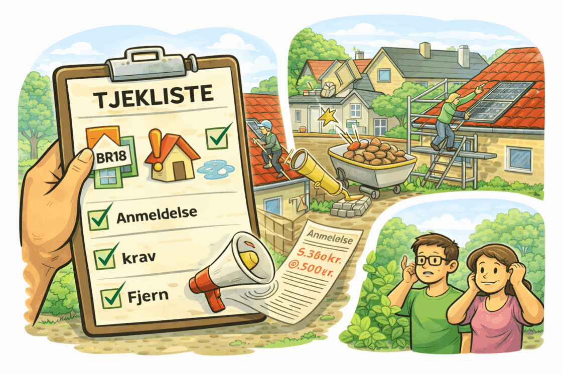 Tjekliste: Love og Regler når du skal have lagt nyt tag eller udskiftet det gamle