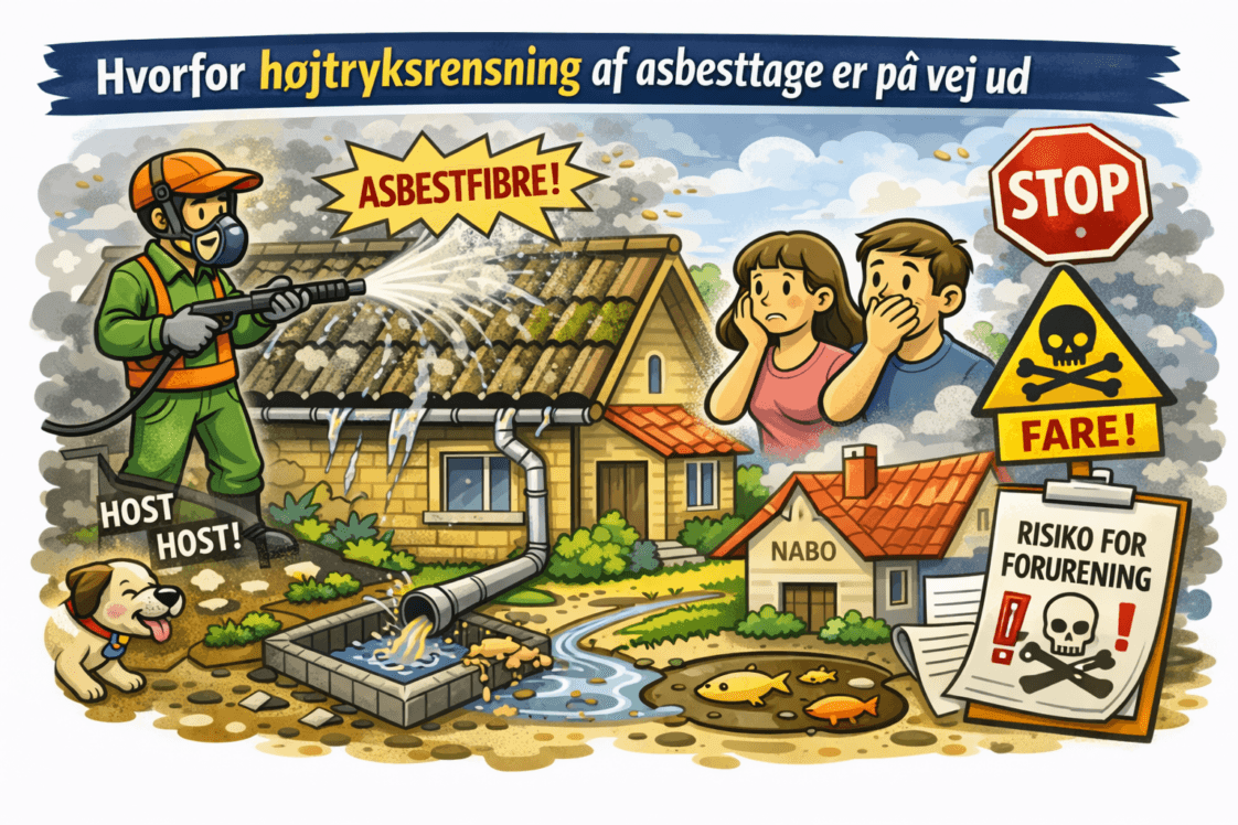 Farvel til højtryksrensning af asbest